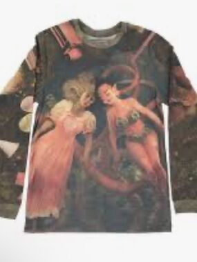 Melanie Martinez The Trilogy Tour Tee - Tie Dye White/Grey long sleeve! M